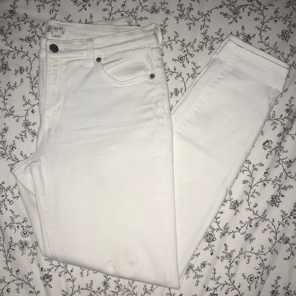 j crew factory white jeans